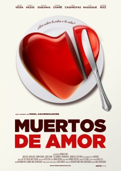 Cartel de la película “Muertos de amor” de Mikel Aguirresarobe